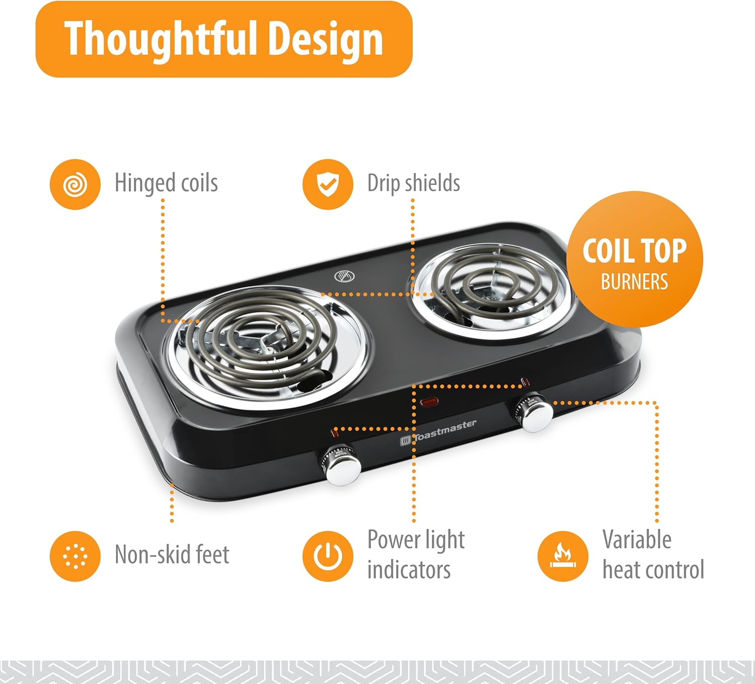 Toastmaster Double Coil Burner
